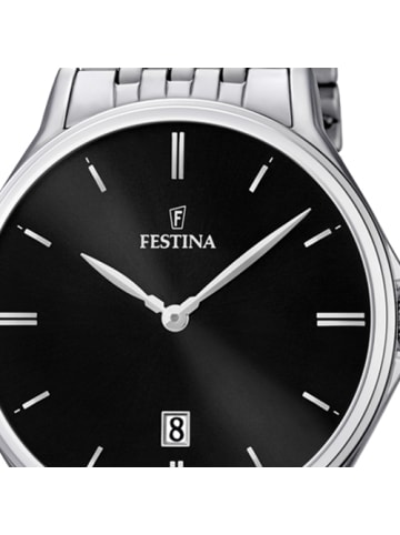 Analog-Armbanduhr Festina Klassik silber mittel (ca. 39,2mm)