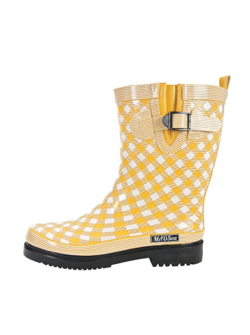Gummistiefel Checkered in gelb
