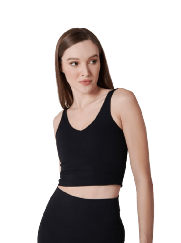 Sport-BH Tank Mantra in Schwarz