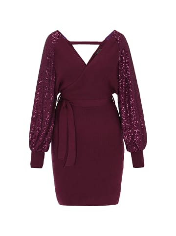 Women Dress in burgundy