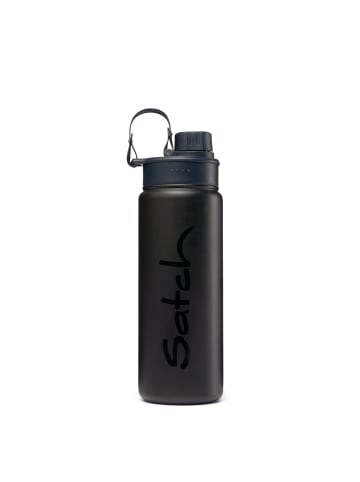 Satch Thermo Edelstahl-Trinkflasche black steel