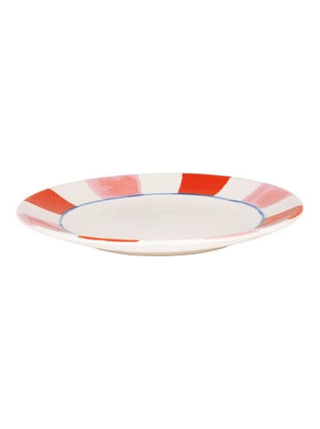 Frühstücksteller Streifen PR in Rot - 22cm