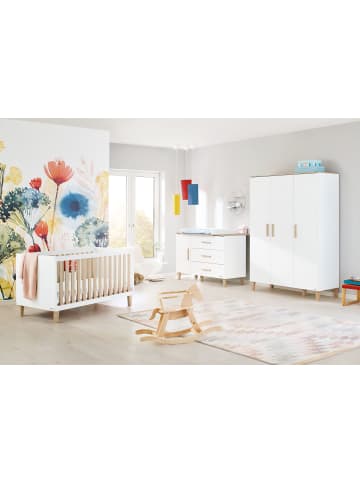 Kinderzimmer-Set Lumi extrabreit groß, 3-tlg. in Weiß