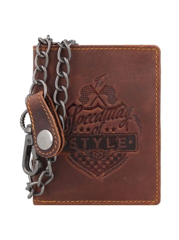Racing Collection Nashville Geldbörse RFID Leder 10 cm braun