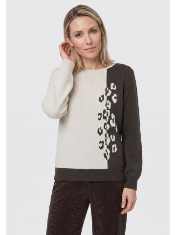 Strickpullover in Almond Beige Melange