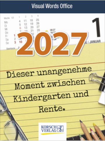 Kalender - Visual Words Office 2027