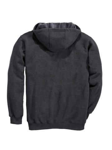 Sweatjacke in dunkelgrau