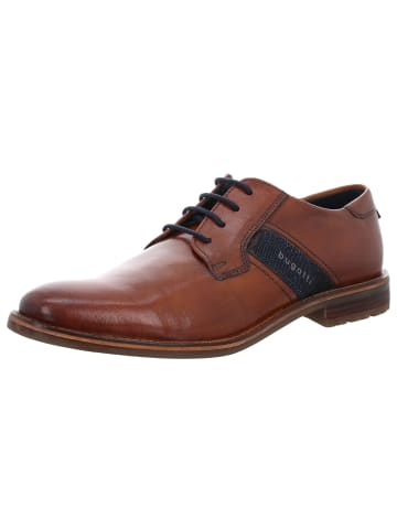 Schnürschuhe in cognac