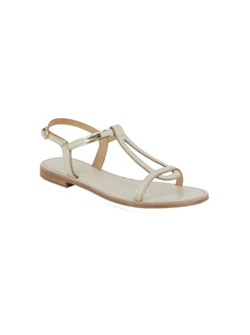 Hamatrio-Ledersandalen Beige