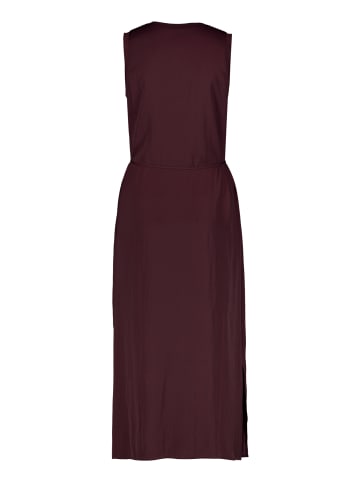 Etuikleid mit Rippbündchen in Dark Aubergine