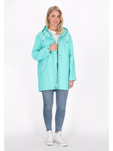Women Coat in Turquoise