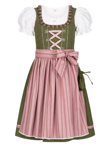 Kinderdirndl 3-teilig Nabilia in Grün