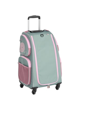 Kinderkoffer Schranktrolley in salbei