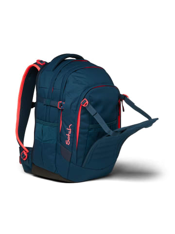 Schulrucksack-Set MATCH Pink Phantom 2-teilig in Blau