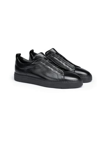 Sportliche Slipper in Schwarz
