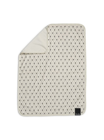 Fleece Decke - Monogram Print in Bunt 100 x 75 cm