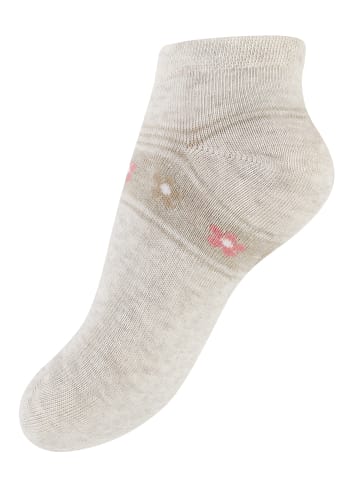 8 Paar Kinder Sneaker Socken Sweet Flower in Bunt