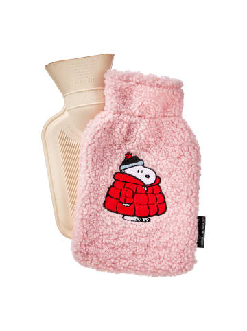 Butlers Mini Wärmflasche PEANUTS Snoopy Jacke in Rosa