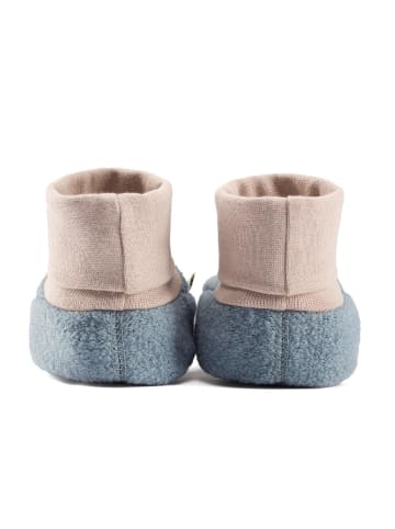 Baby Wollwalk Schuhe Elias in Steingrau