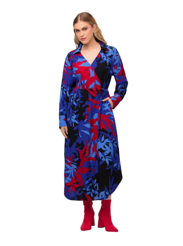 Midikleid in titan blau