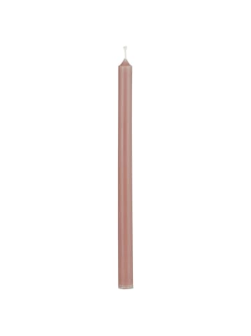 Dünne hohe Kerze 20 cm aus Ø 1,3 cm in coral almond