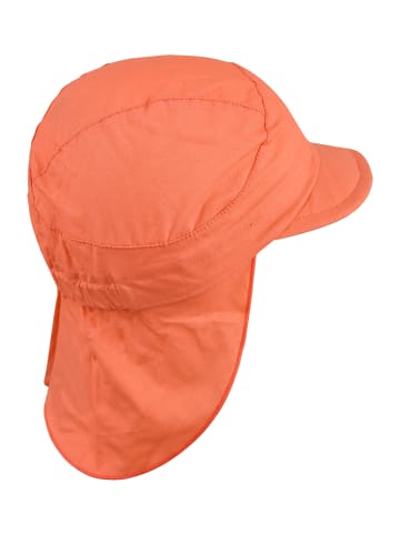 Schirmmütze mit Nackenschutz Basic in leuchtorange