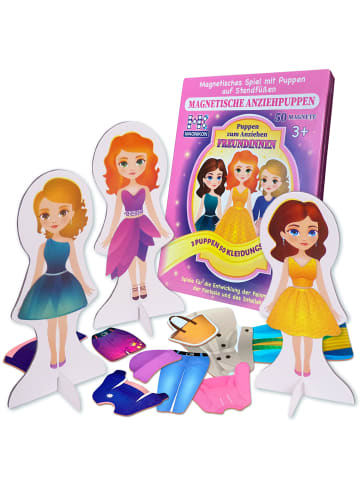 Magnetische Anziehpuppen Freundinnen 50 Magnete - ab 3 Jahren
