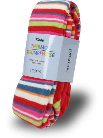 Kinder-Ringel-Thermostrumpfhose in Rot