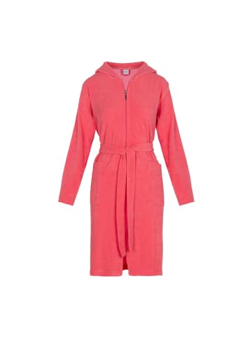 Bademantel mit Kapuze Homewear in coral