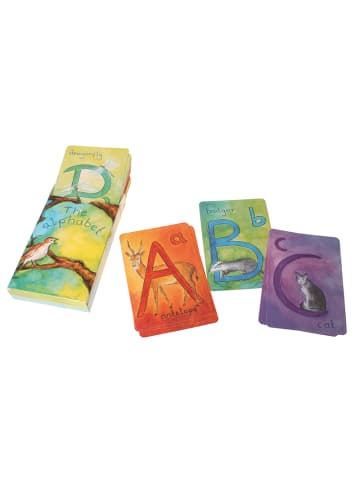 Englisches Alphabet Kartenspiel ab 1 Jahr in bunt