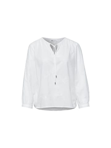 Langarmbluse in off white