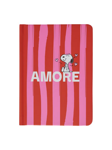 Butlers Notizbuch PEANUTS DIN A6 Amore in Rot