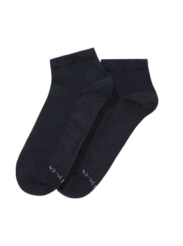 Sneakersocken Dry Cotton atmungsaktiv in Marineblau