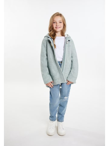 Mädels Mantel + Tagesrucksack - Set in Mint Melange