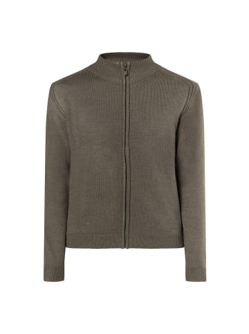 Herren Cardigan in Hellgrau Melange