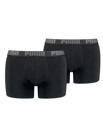 Boxershorts PUMA BASIC BOXER 2P in 230 - black/black