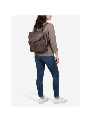 Olli City Rucksack 31 cm leo brown