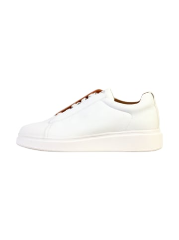 Niedrige Sneaker mit Schnürung Weiß