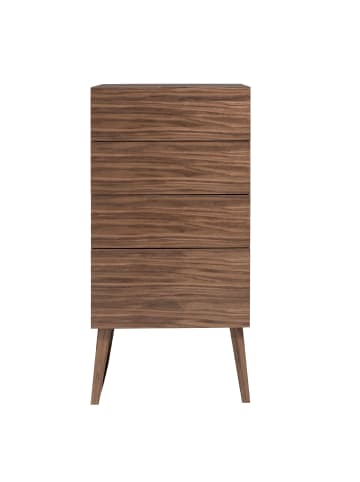 Chiffonier 7024 in Walnuss – (B)59 x (H)120 x (T)45 cm