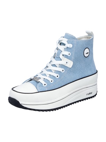 Sneaker High in Blau
