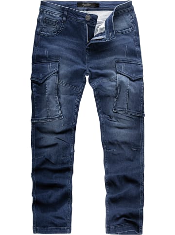 Sweathose im Denim Look LINNDALE in Dunkelblau