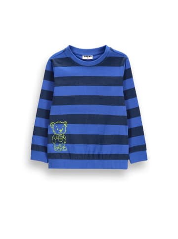 Langarmshirt in kobaltblau