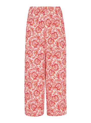 Women Pants in red multicolor