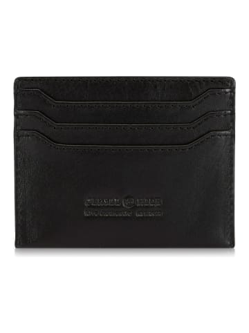 Kreditkartenetui RFID Schutz Leder 10 cm black