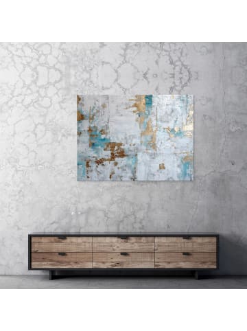 Leinwandbild Marmor in Grau