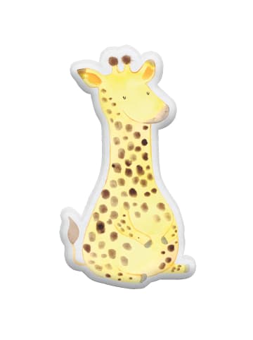 Kuschelkissen Giraffe Zufrieden ohne Spruch in Weiß