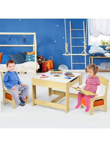 3 tlg. Kindersitzgruppe 3-7 Jahren in Orange