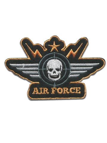 Air Force Totenkopf TroopersApplikation Bügelbild inSchwarz