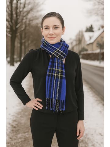 Winterschal " ItaloScot " in blau