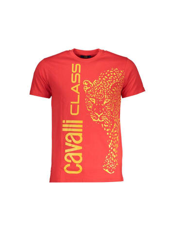 Rot Baumwolle Herren T-Shirt
